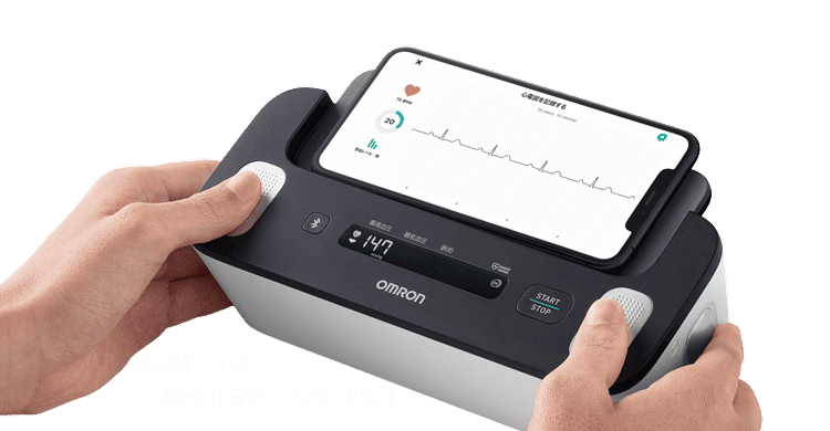 心電計付き
  上腕式血圧計 HCR-7800T